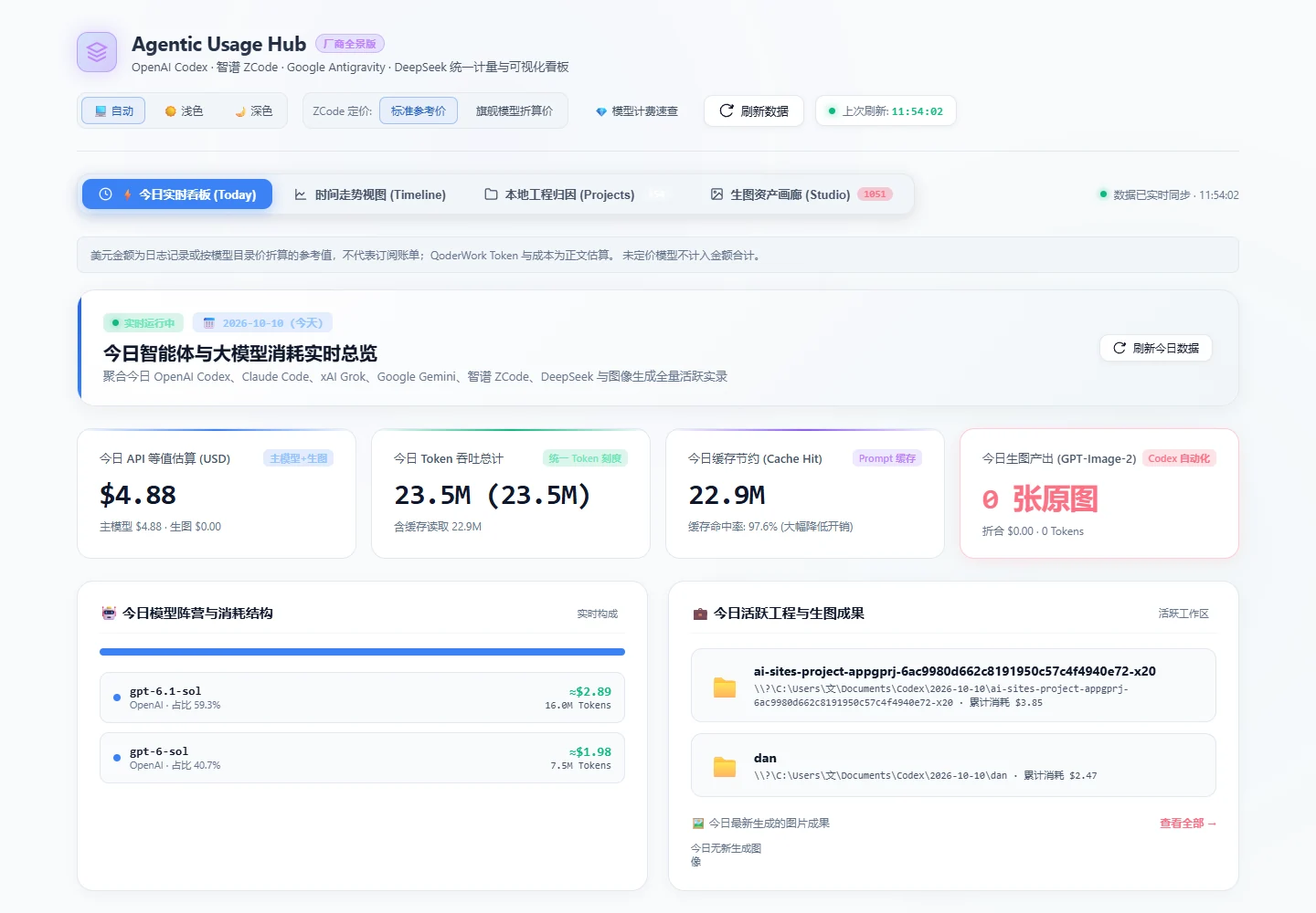 实时Token与缓存概览